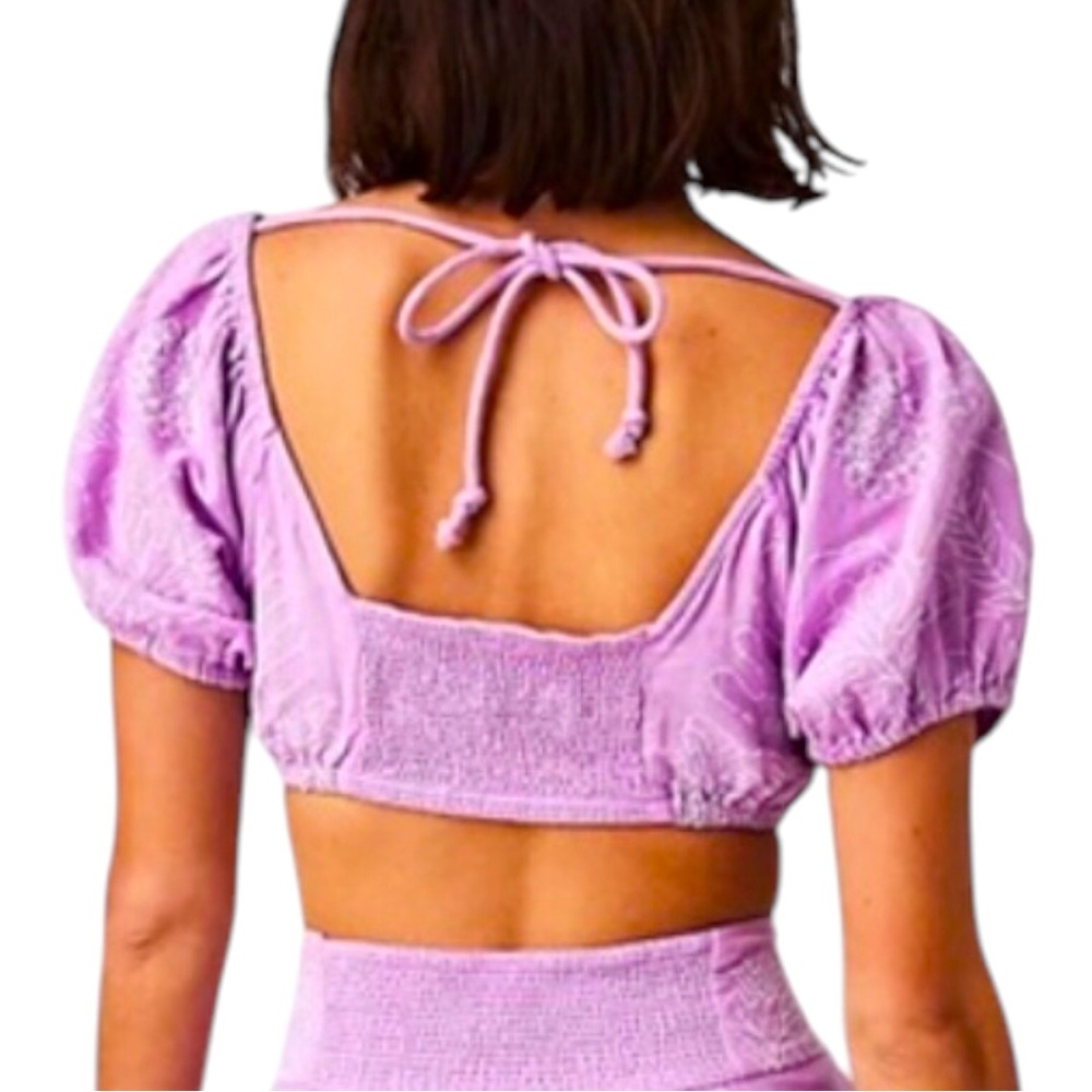 Free People 2 pc Set Lotus Gorgeous Soft Lilac Medium - Picture 6 of 15